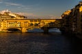 Ponte Veccio Bridge, evening light, Florence